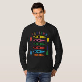 Retro Indiana Kayaking T-shirt (Voorkant volledig)