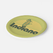 Retro Indiana Papieren Bordje (Gekanteld)