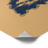 Retro Indiana Schilderachtig silhouet Poster (Hoek)