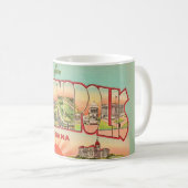 Retro Indianapolis Groet Koffiemok (Voorkant rechts)