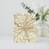  Retro Indianapolis kaart (Staand voorkant)