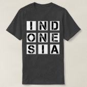 Retro Indonesië T-shirt (Design voorkant)