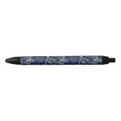 Retro Industriële Blauwe Print Engineering Zwarte Inkt Pen (Voorkant)