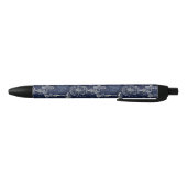 Retro Industriële Blauwe Print Engineering Zwarte Inkt Pen (Bodem)