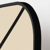 Retro Industriële Deco Geometrische Kunst Pickleball Paddle (Links Detail)