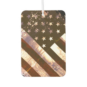 Retro industriële grunge Amerikaanse vlag Luchtverfrisser