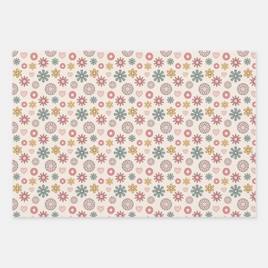  retro inpakpapier vel (Voorkant)