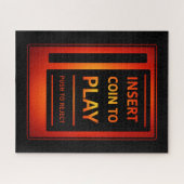 Retro Insert Coin to Play 520-Piece Puzzle Legpuzzel (Horizontaal)