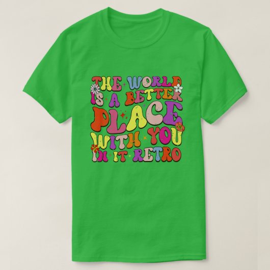 Retro inspirerend 6 t-shirt (Design voorkant)
