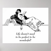 Retro Inspirerend levensquote Poster (Voorkant)