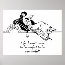  Retro Inspirerend levensquote Poster