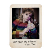 Retro Instant Afdrukken, 80s Aangepaste Foto Magneet (Verticaal)