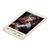 Retro Instant Afdrukken, 80s Aangepaste Foto Magneet (Linkerzijde)