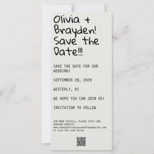 Retro Instant Camera 3 Foto QR De datum opslaan (Achterkant)