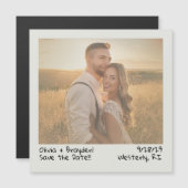 Retro Instant Camera Foto Sla de datummagneet op (Voorkant / Achterkant)