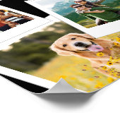 Retro Instant Film Afbeelding 21 Fotocollage Poster (Hoek)