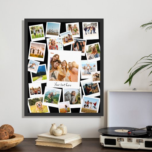 Retro Instant Film Afbeelding 21 Fotocollage Poster