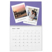 Retro instant foto familie kalender (Mar 2027)
