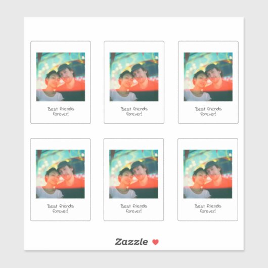 Retro Instant Fotostijl Stickers (Vel)