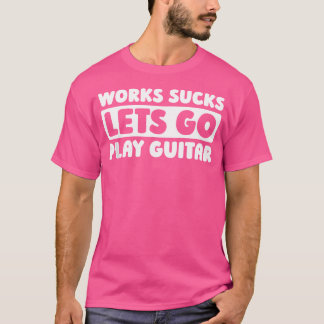 Retro-instrument - Gitarist akoestische gitaar T-shirt