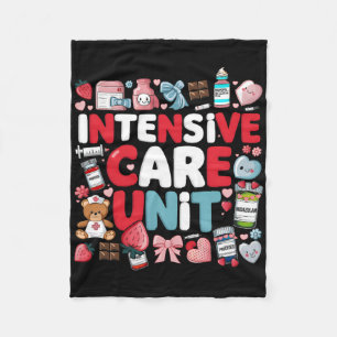 Retro Intensive Care Unit Verpleegkundige Tech Val Fleece Deken