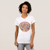 Retro Internationale Vrouwendag Viering T-shirt (Voorkant volledig)