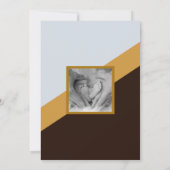 Retro Introductie Baby Foto Geboorte Aankondiging (Achterkant)