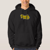 Retro Iowa Vintage Script Hoodie (Voorkant)