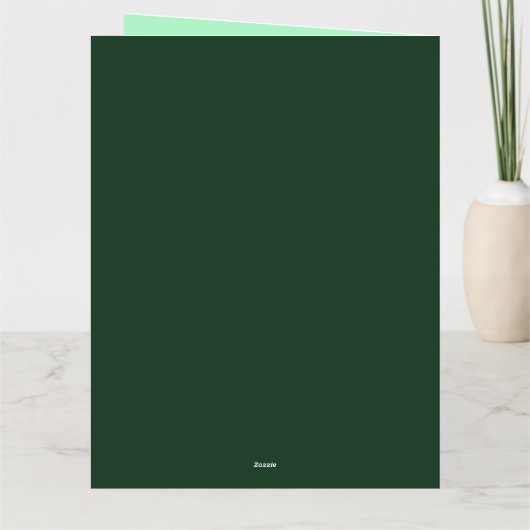 Retro  Irish Coffee Hot Drink om te gaan Kaart (Achterkant)