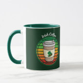 Retro Irish Coffee Hot Drink om te gaan Mok (Links)