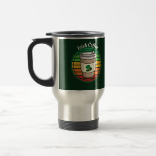 Retro  Irish Coffee Hot Drink om te gaan Reisbeker