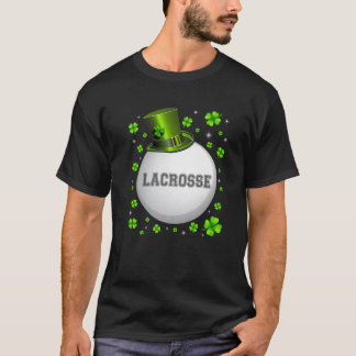 Retro Irish Lacrosse Shamrock Sports St. Patrick's T-shirt
