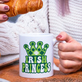 Retro Irish Princess St. Patrick's Day Koffiemok
