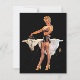 Retro Ironing Pinup Girl
