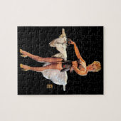 Retro Ironing Pinup Girl Legpuzzel (Horizontaal)
