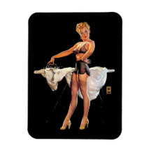  Retro Ironing Pinup Girl
