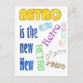 Retro is het nieuwe Nieuwe Briefkaart (Voorkant)