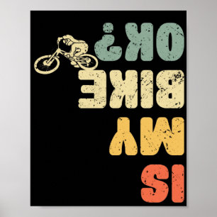 Retro is mijn  mountainbiekringfiets van mijn bike poster