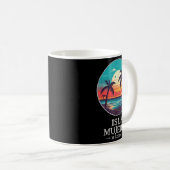 Retro Isla Mujeres Mexico Beach Sunset Souvenir Me Koffiemok (Voorkant rechts)