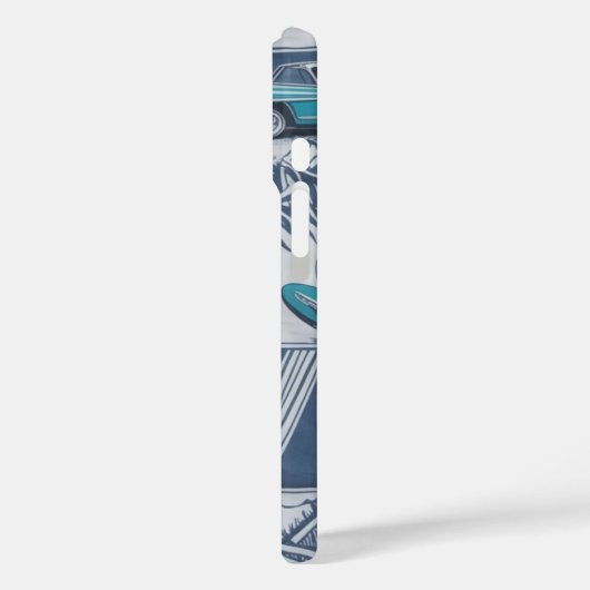 Retro Island Cruiser Case-Mate iPhone Case (Achterkant / Links)