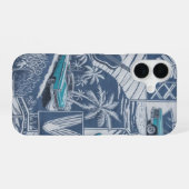 Retro Island Cruiser iPhone 16 Hoesje (Achterkant horizontaal)