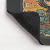 Retro Island vrienden: Ninja Cat Crew Muismat (Hoek)