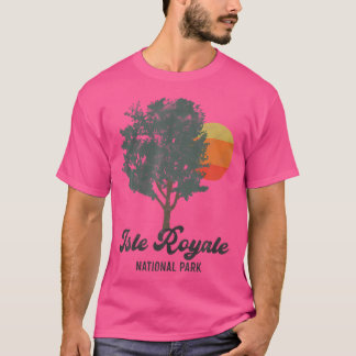 Retro Isle Royale National Park  wandelcam T-shirt