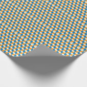 Retro isometrische kubussen, geometrische illusie cadeaupapier (Hoek)