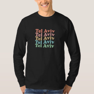 Retro Israël Hippie Stad 70'er jaren - Retro Tel A T-shirt
