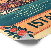 Retro Istanbul: Where East Meets West Poster (Hoek)