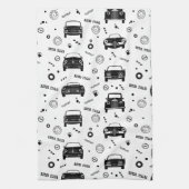 Retro Italia Car Pattern Kitchen Towels Theedoek (Verticaal)
