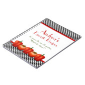 Retro Italiaans Keuken Gepersonaliseerde Recept No Notitieboek (Linkerzijde)