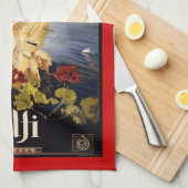  retro Italiaans poster Theedoek (Quarter Fold)