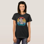 Retro Italiaanse Greyhound T-shirt (Voorkant volledig)